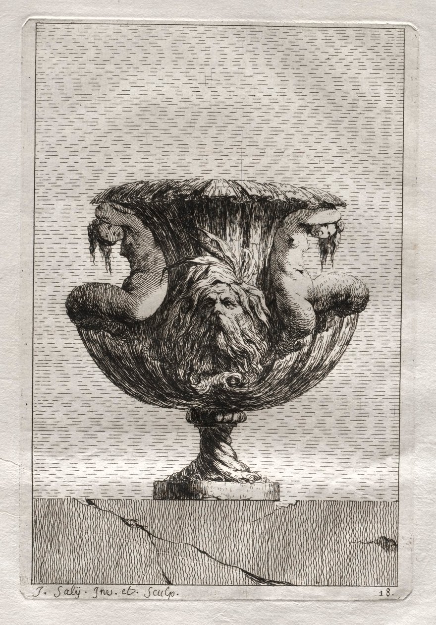 Suita váz: Talíř 18, 1746. od Jacques Francois Joseph Saly