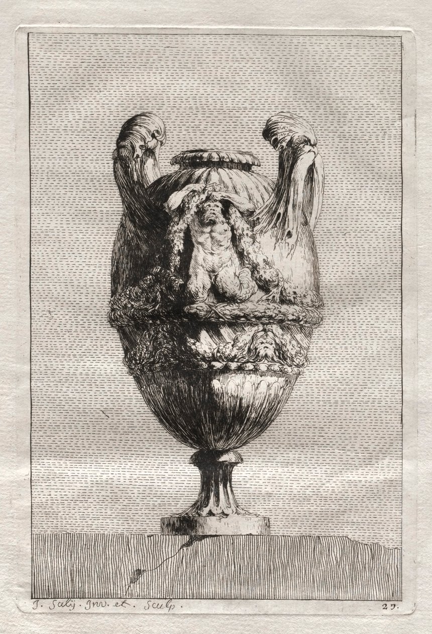 Suita váz: Talíř 27, 1746. od Jacques Francois Joseph Saly