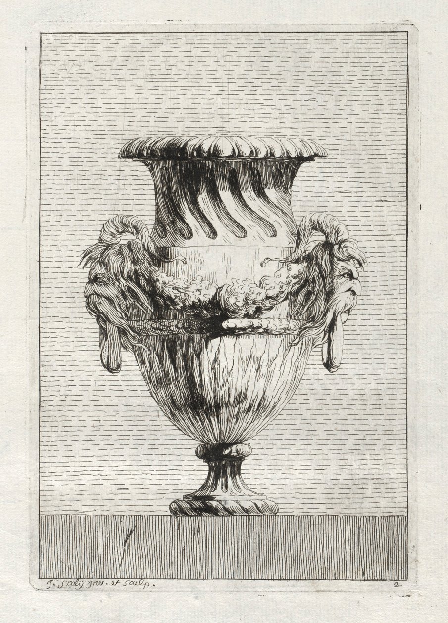 Suita váz: Talíř 2, 1746. od Jacques Francois Joseph Saly