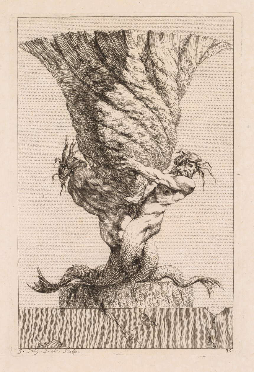 Suita váz: Talíř 30, 1746. od Jacques Francois Joseph Saly
