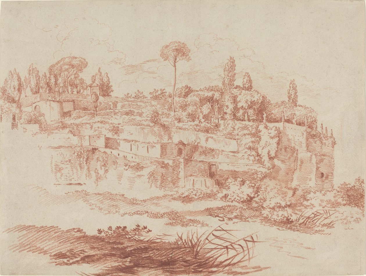 Zahrady vily Mattei od Jacques François Amand