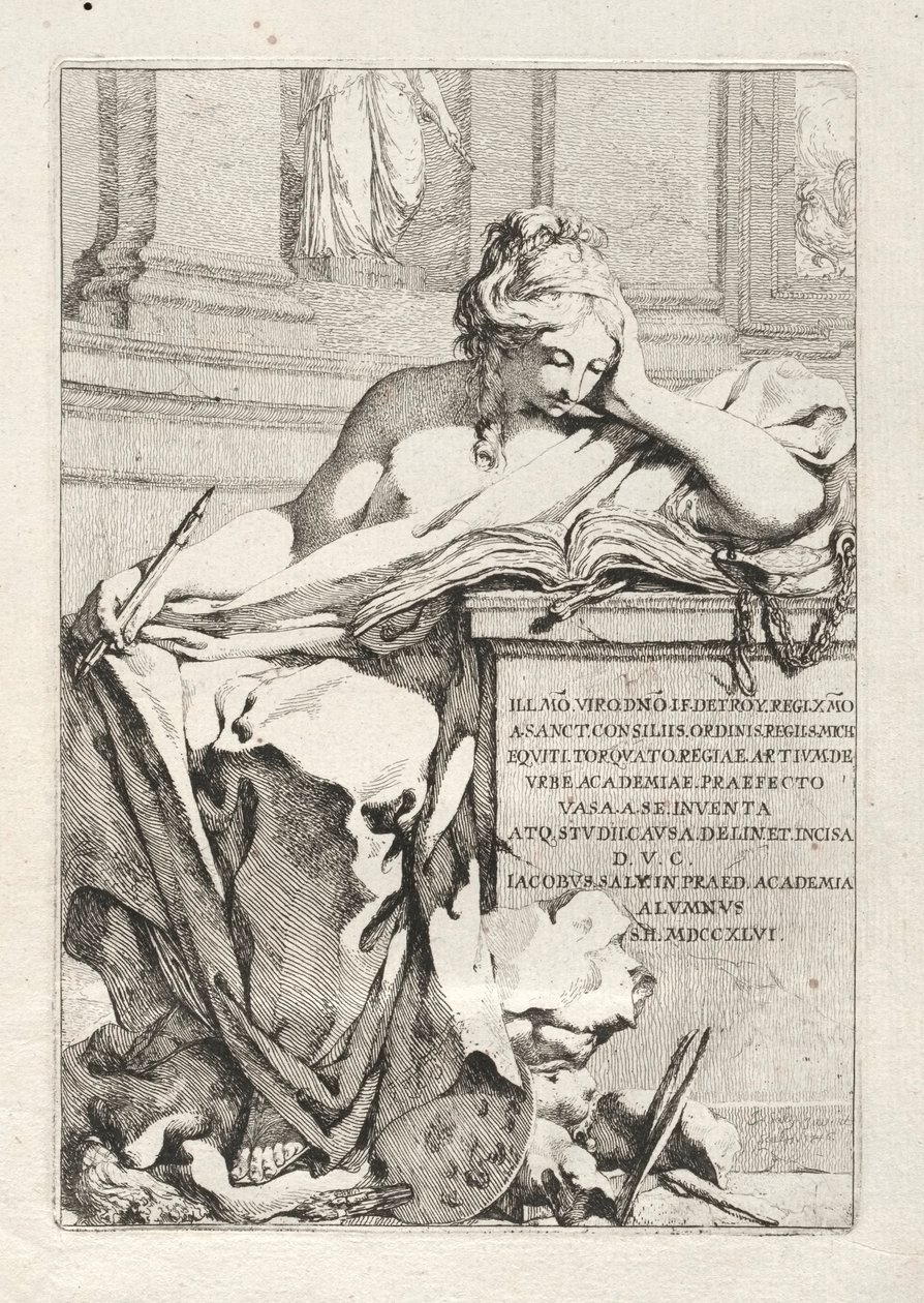 Suita váz: Titulní strana od Jacques François Saly