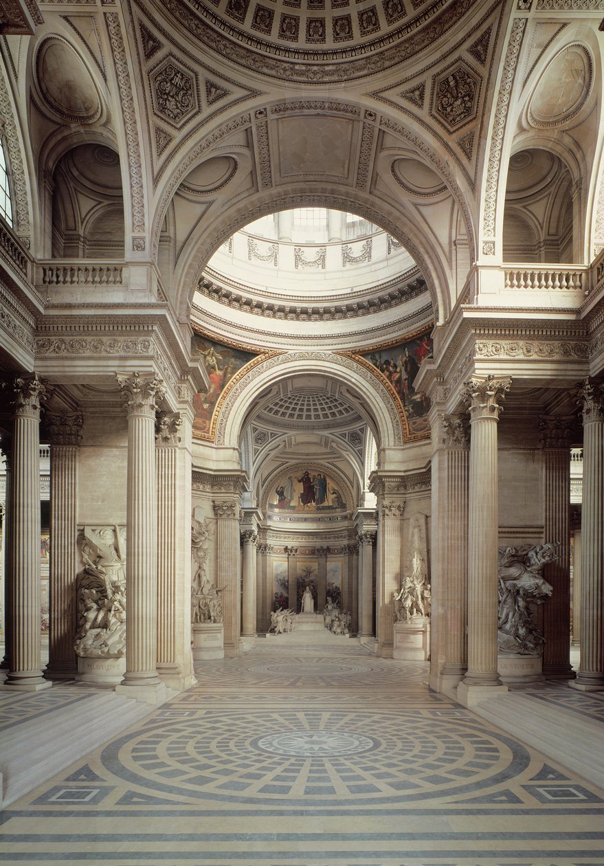 Vnitřní pohled, 1764-1812 od Jacques Germain Soufflot