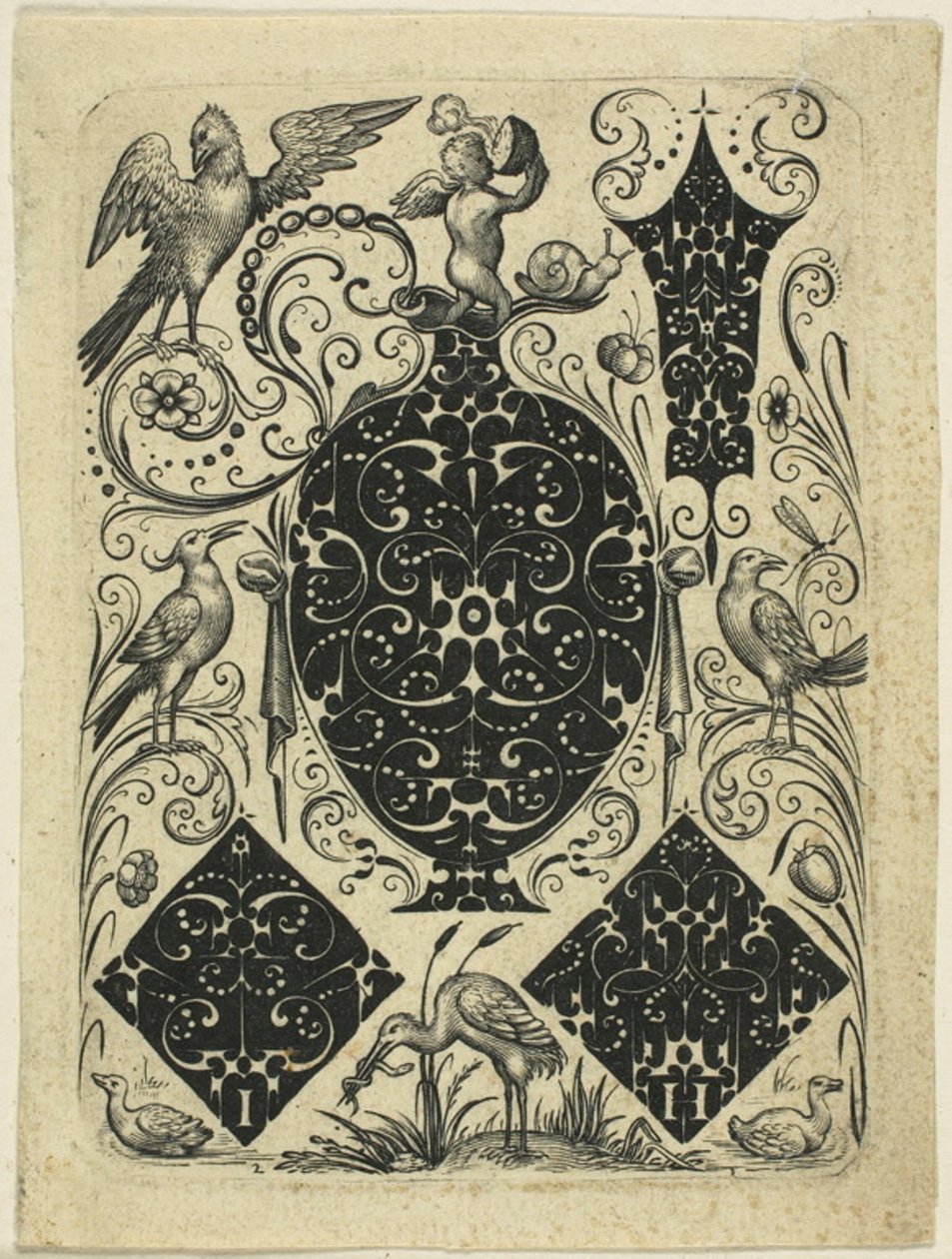 Ornamentální talíř VI od Jacques Hurtu