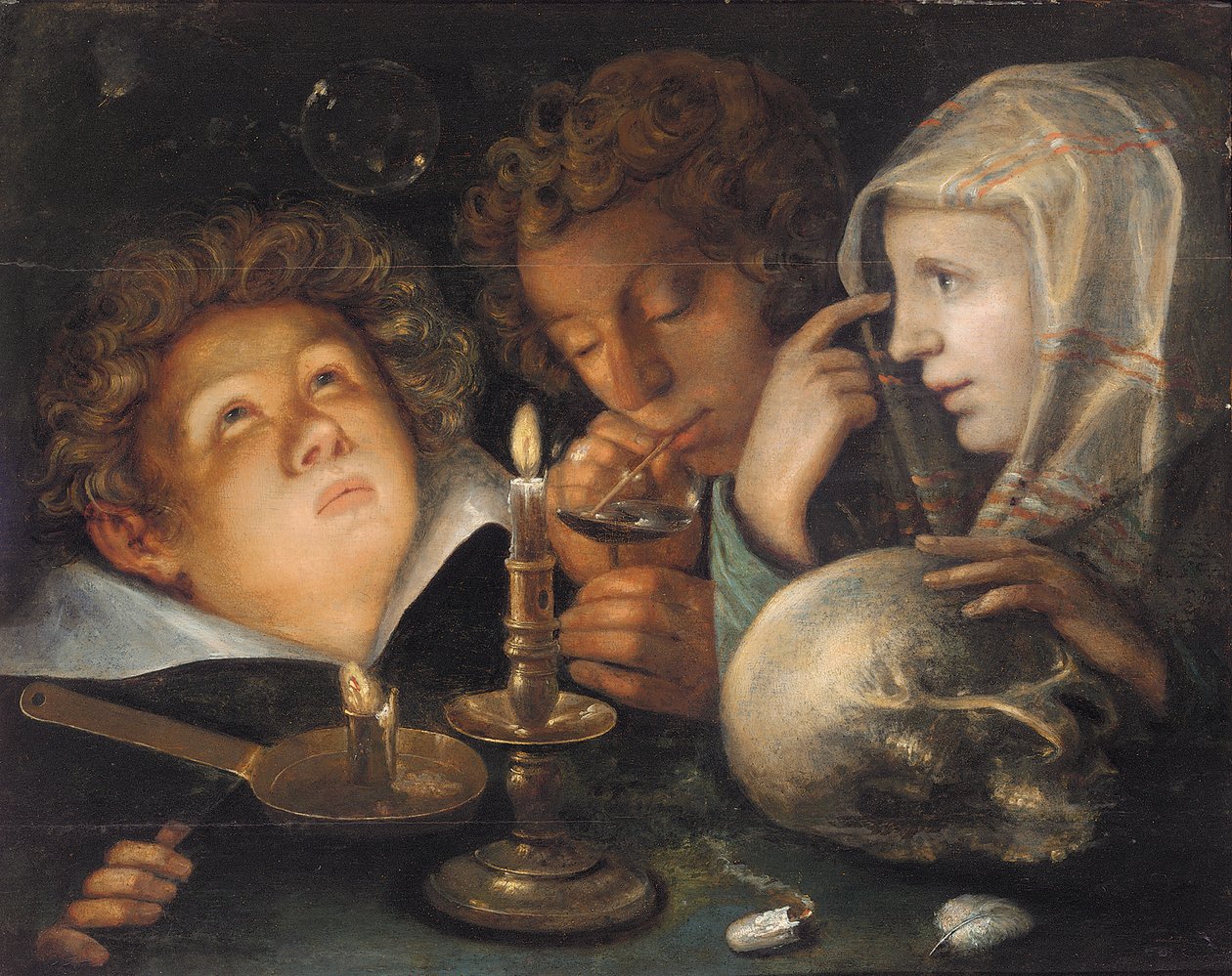Alegorie marnivosti, šéfe od Jacques II de Gheyn