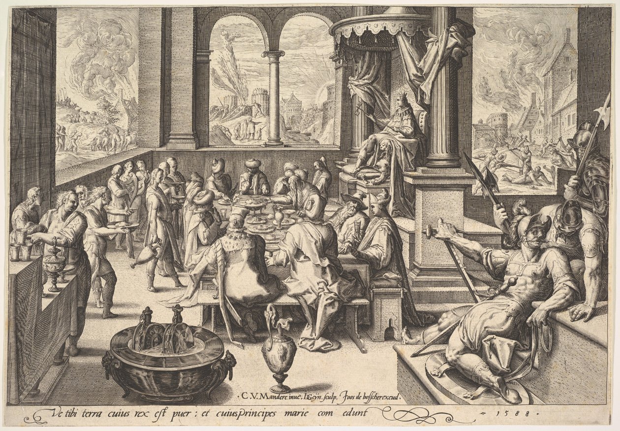Alegorie vlády dětského krále, 1588. od Jacques II de Gheyn