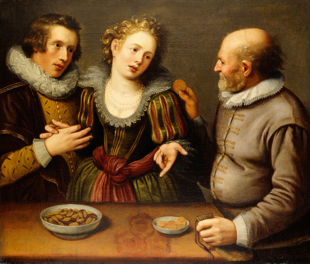 Alegorie nerovné lásky od Jacques II de Gheyn
