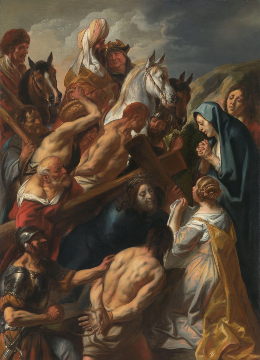 Kristus na cestě na Kalvárii od Jacques Jordaens