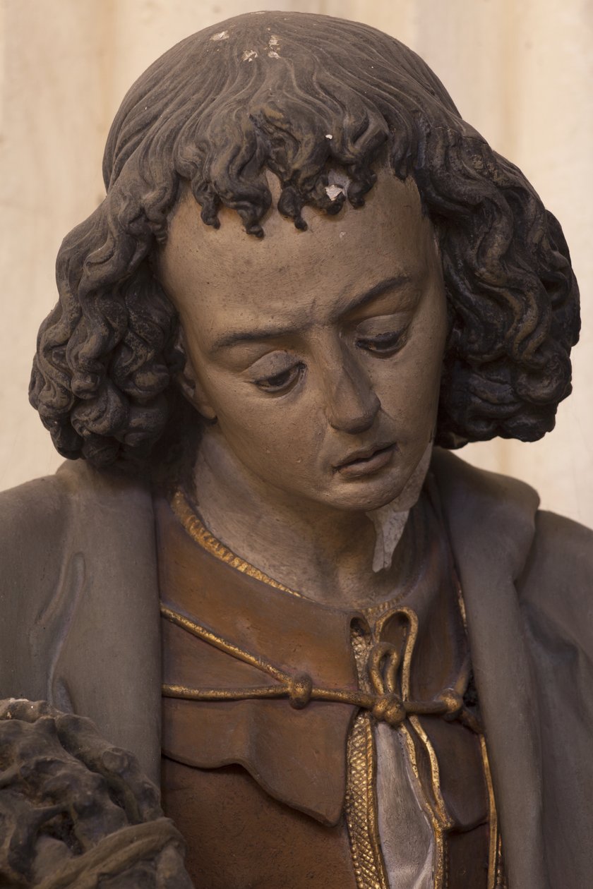 Svatý Jan Evangelista (malovaná omítka) od Jacques Jubert