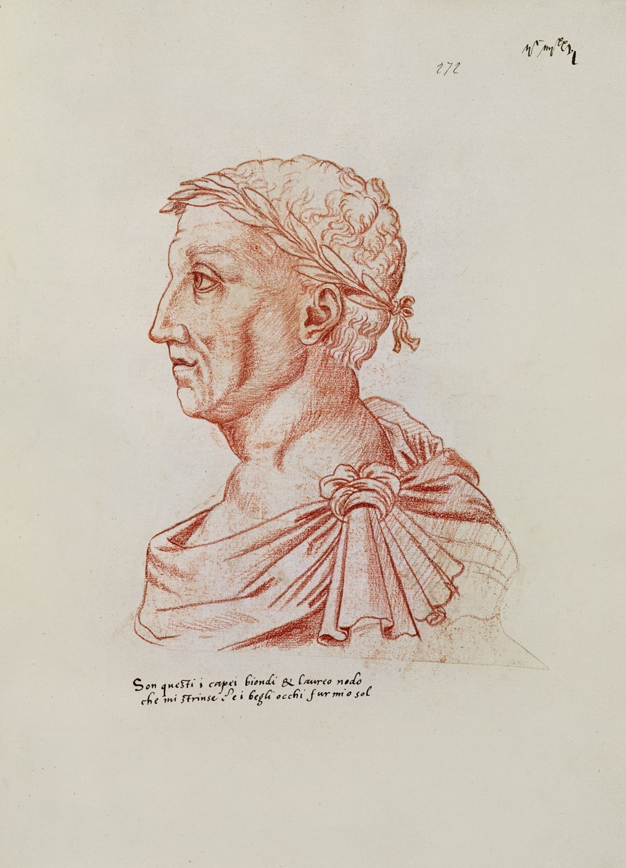 Ms.266 fol.271 v Petrarch (1304-74), z 