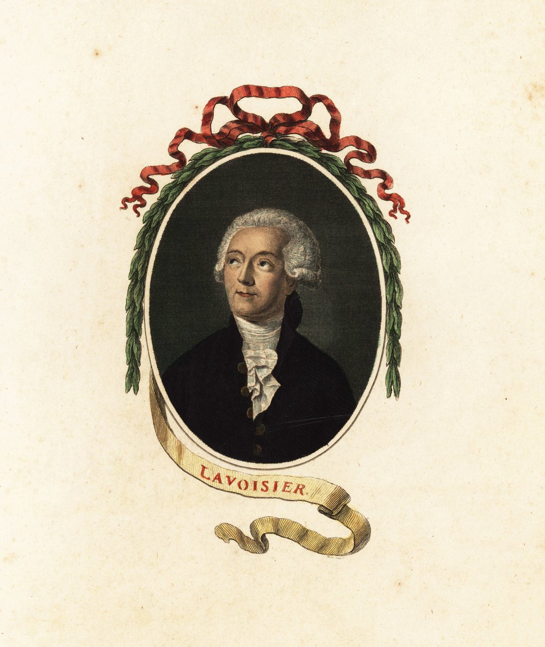 Antoine Lavoisier, francouzský chemik, ekonom a šlechtic.1805 (rytina) od Jacques Louis (after) David