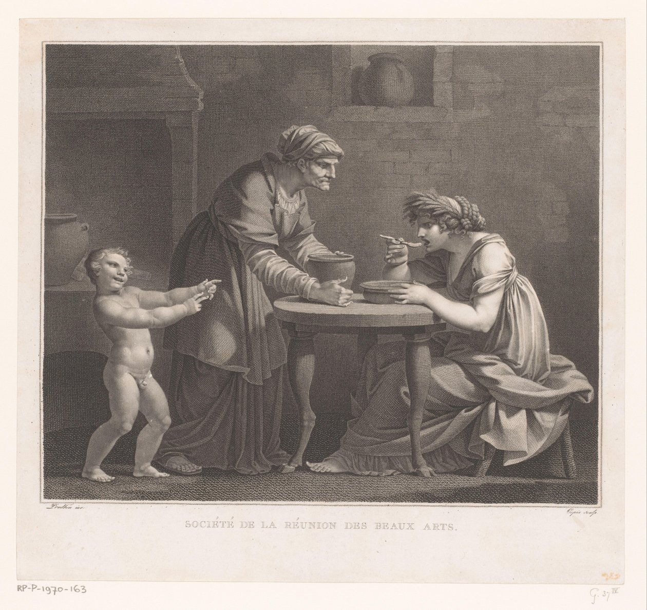 Zesměšňování Ceres La Vengeance de Ceres od Jacques Louis Copia