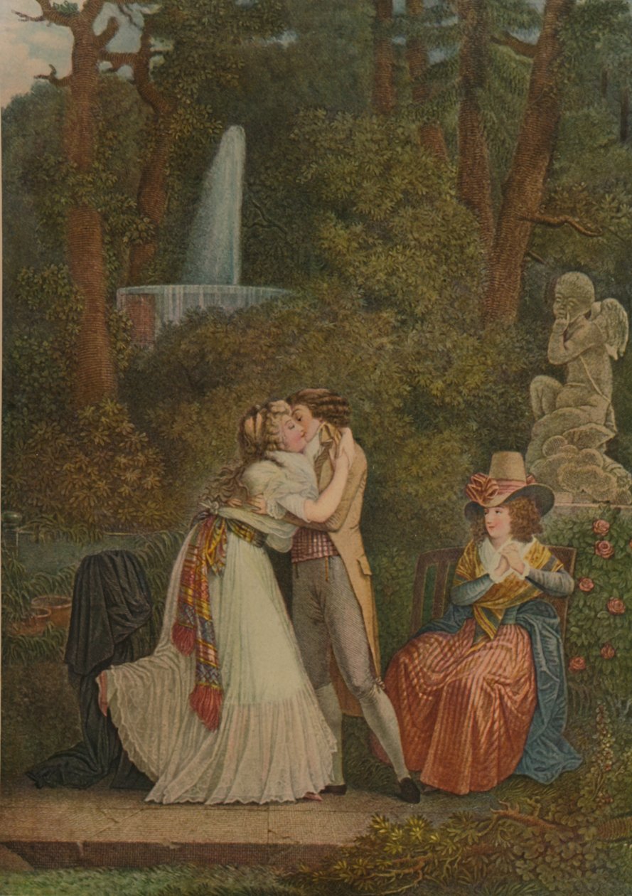 Julie, Or The First Kiss Of Love, First Kiss, 1784-1799, 1913 od Jacques Louis Copia