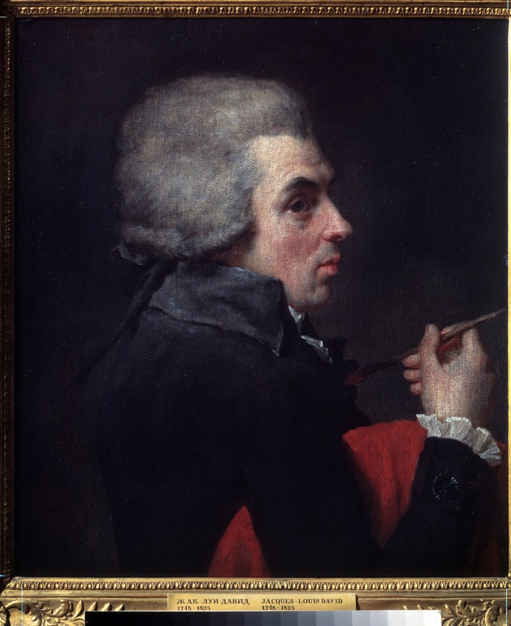 ""Autoportrét"" (Autoportrét) Malba Jacquese Louise Davida (1748-1825) cca 1789 Puškinovo muzeum, Moskva od Jacques Louis David