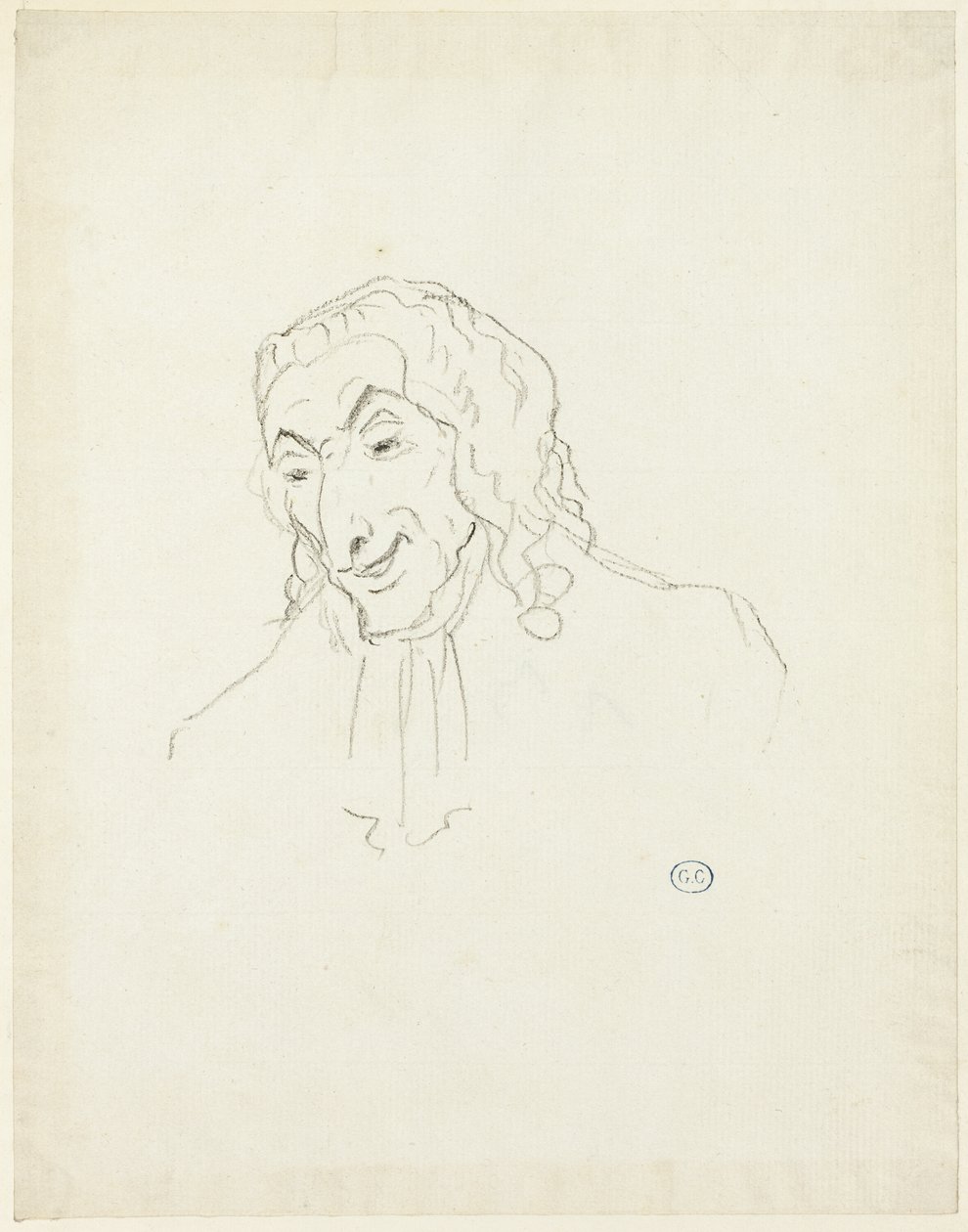 Busta muže s Jabotem od Jacques Louis David