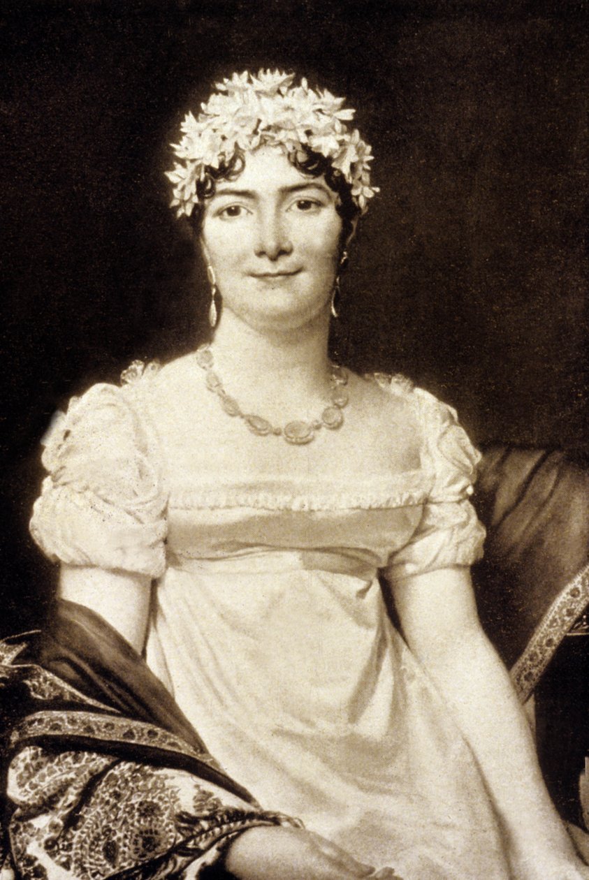 Hraběnka Alexandrine Daru, manželka Pierra Daru (rytina) od Jacques Louis David