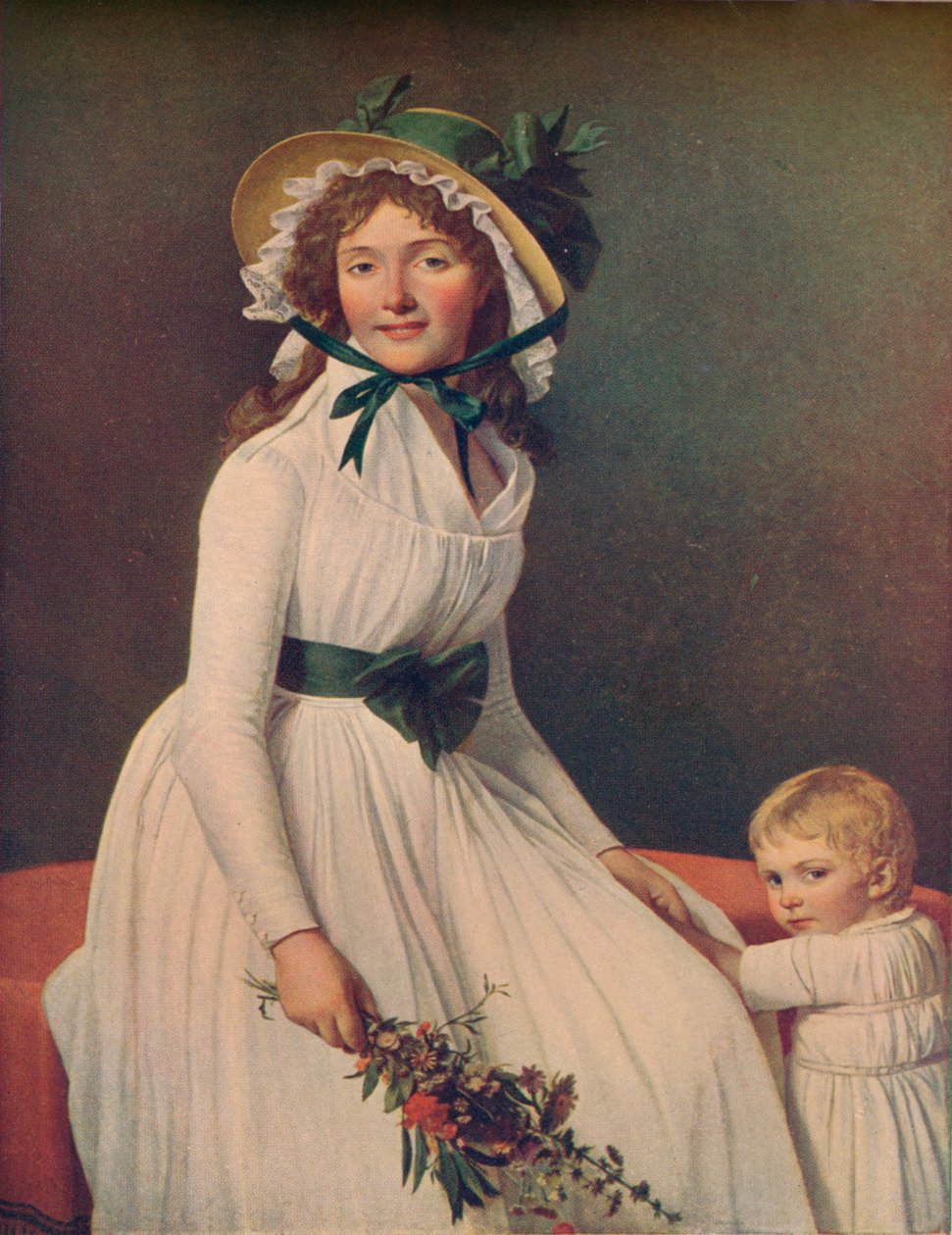 Emilie Pecoul, Madame Seriziat, 1795, 1914 od Jacques Louis David