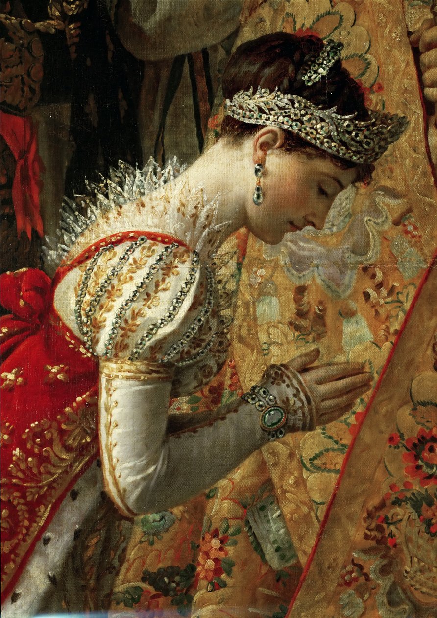 Císařovna Joséphine Korunovace Napoleona, Detail od Jacques Louis David