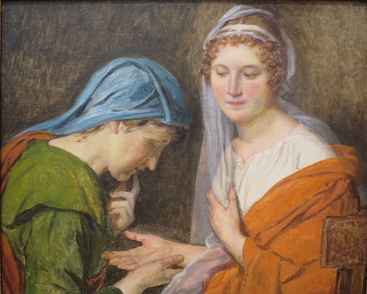 Francouzština:  La Bonne Aventure Věštkyně štěstí od Jacques Louis David
