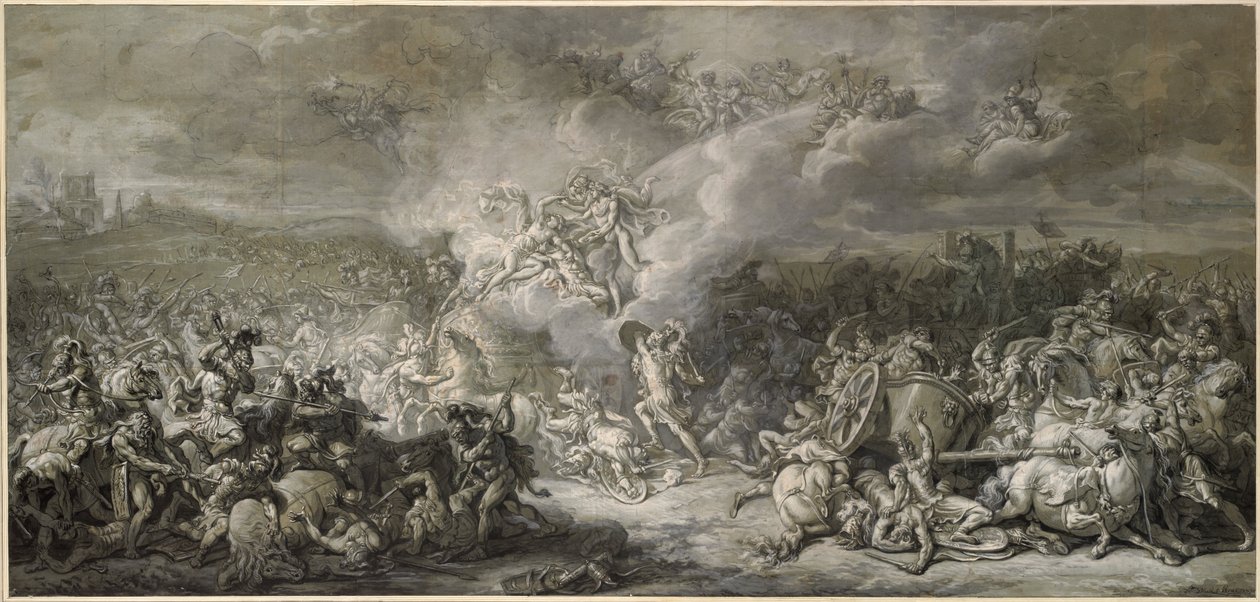 Francouzština:  Les Combats de Diomède Diomédův boj od Jacques Louis David