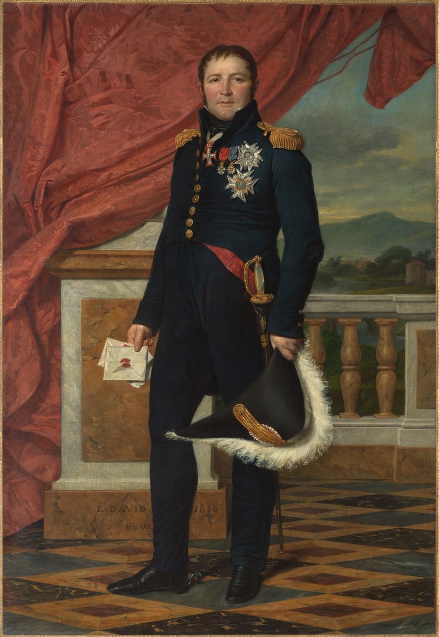 Generál Étienne-Maurice Gérard (1773–1852) od Jacques Louis David
