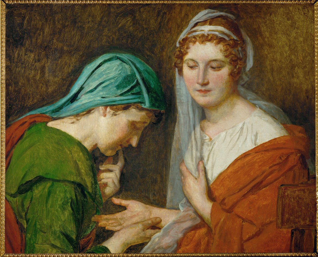 La Bonne Aventure ... (olej na plátně) od Jacques Louis David