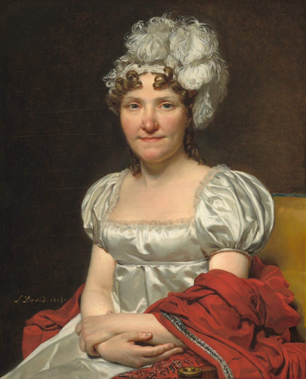 Madame David, 1813. od Jacques Louis David