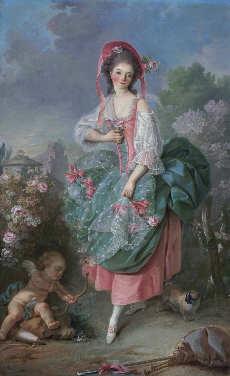 Mademoiselle Guimard jako Terpsichore od Jacques Louis David