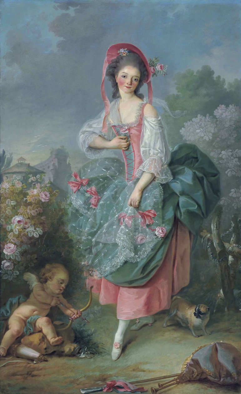 Mademoiselle Guimard jako Terpsichore od Jacques Louis David