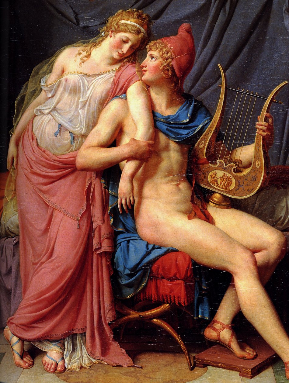 Paříž a Helena od Jacques Louis David