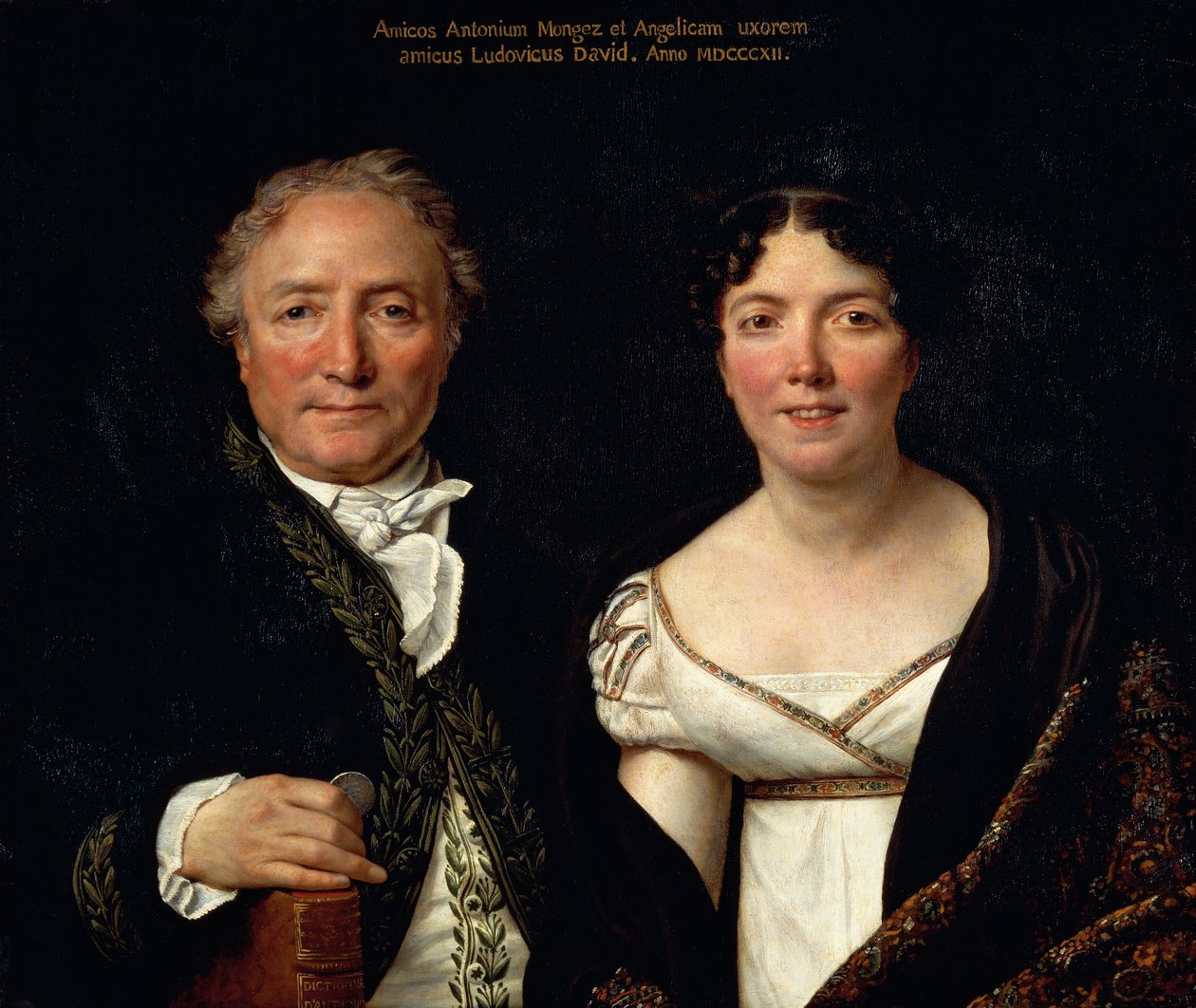 Portrét Antonia Mongeze a jeho manželky od Jacques Louis David