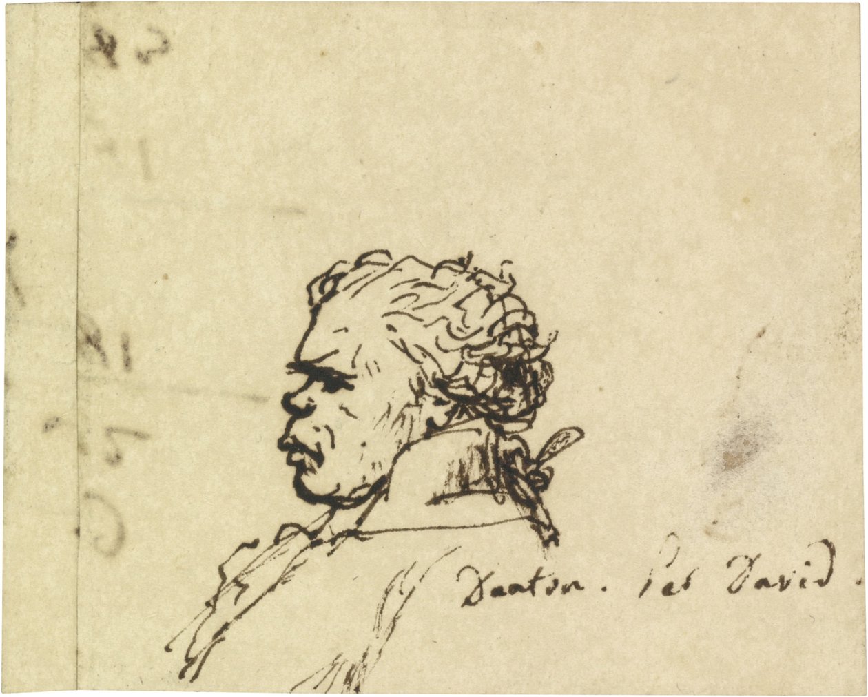Portrét Georgese Jacquese Dantona 1759-1794 od Jacques Louis David