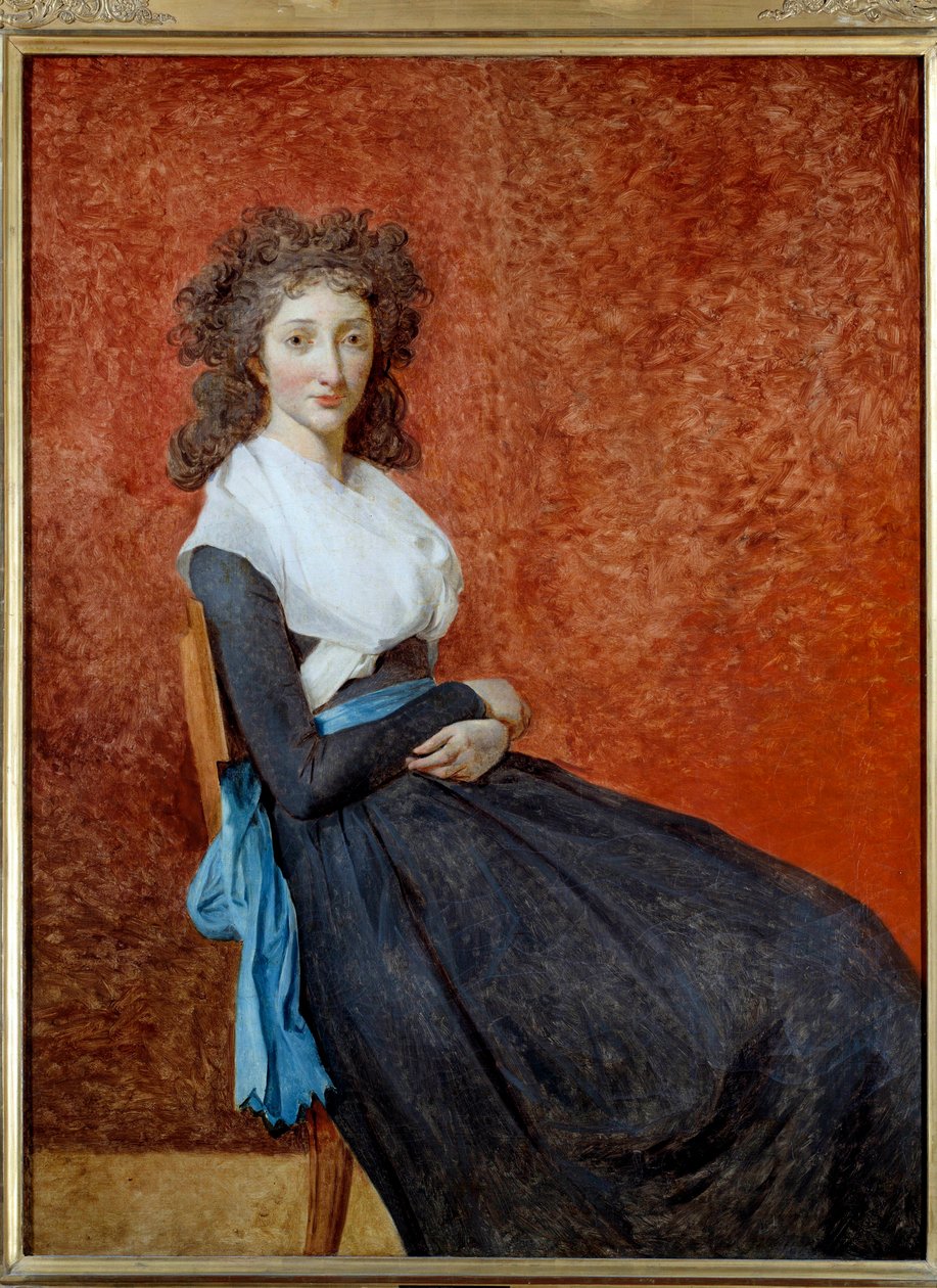 Portrét Madame Charles Louis Trudaine (1769-1802) Obraz Jacques Louis David (1748-1825) Sun. 1,30 x 0,98 m od Jacques Louis David