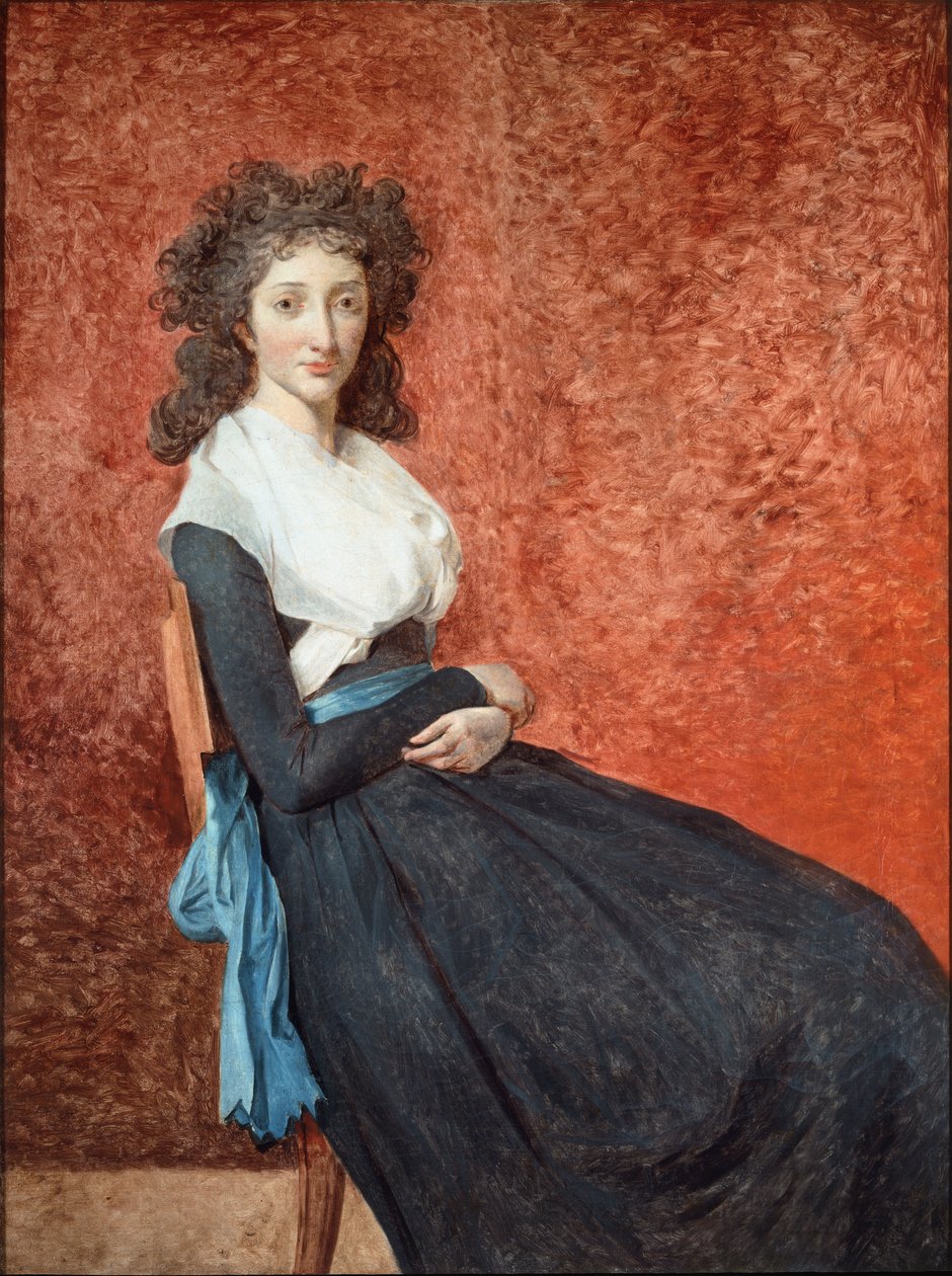 Portrét Madame Charles Louis Trudaine - olej na plátně od Jacques Louis David