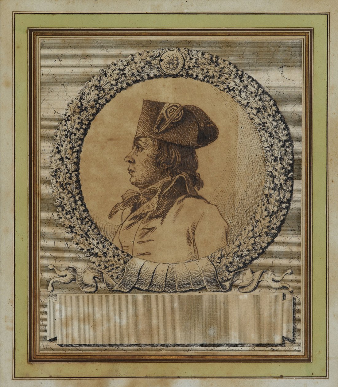 Portrét Philippe-François-Joseph Le Bas 1762-1794, c. 1793 od Jacques Louis David