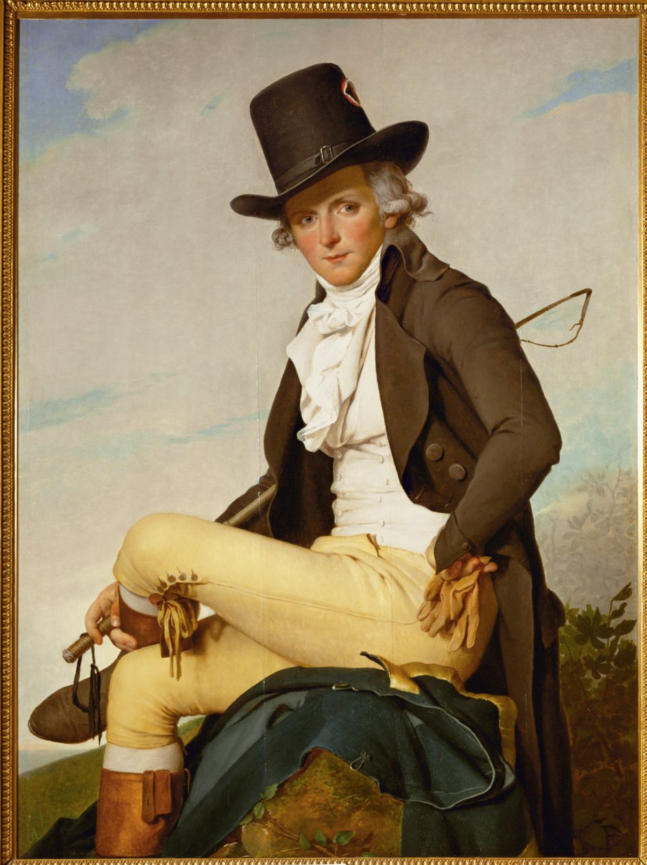 Portrét Pierre Seriziat ... od Jacques Louis David