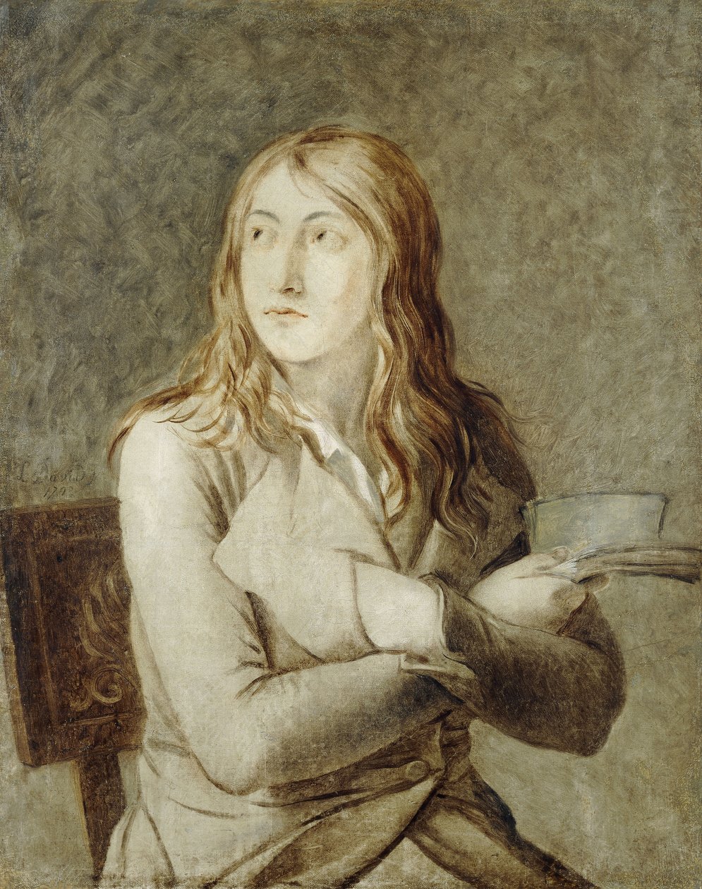 Portrét mladého muže; Portrét mladého muže, 1793 od Jacques Louis David