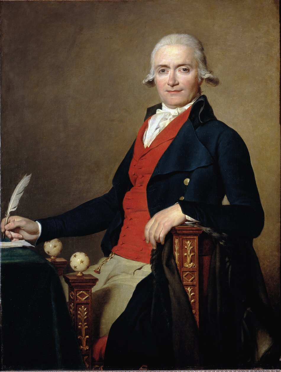 Portrét ministra Gasparda Meyera - olej na plátně od Jacques Louis David