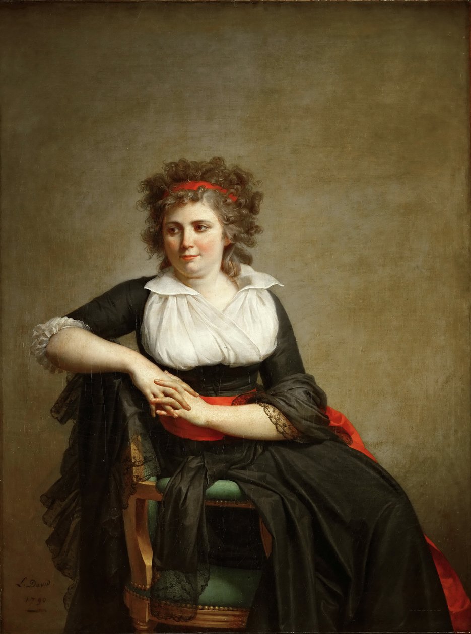 Robertine Tourteau, markýza dOrvilliers 1772-1862 od Jacques Louis David