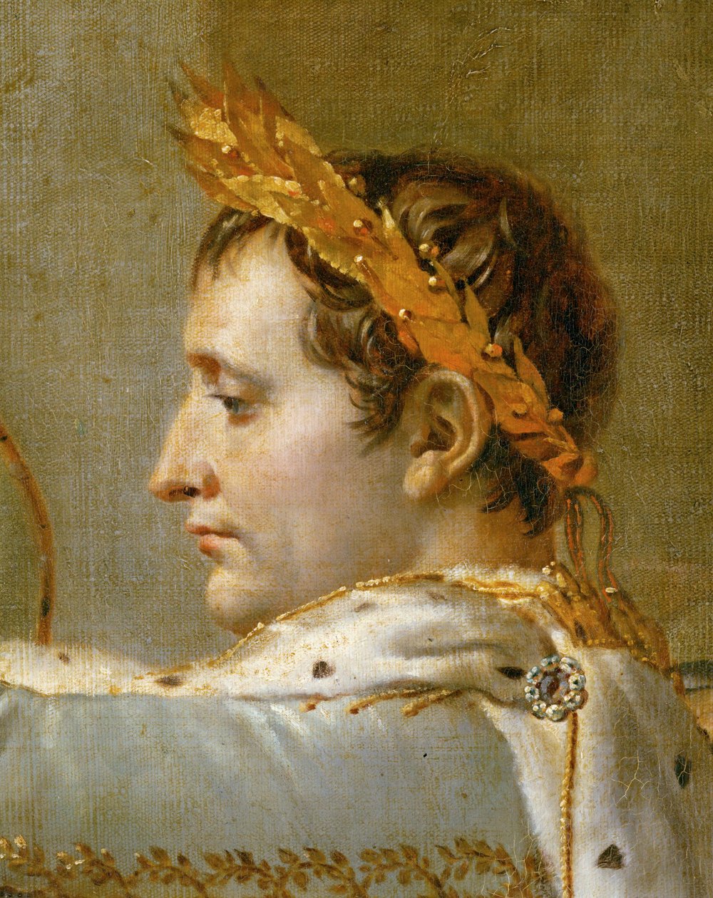Napoleonova korunovace v Notre-Dame ... od Jacques Louis David