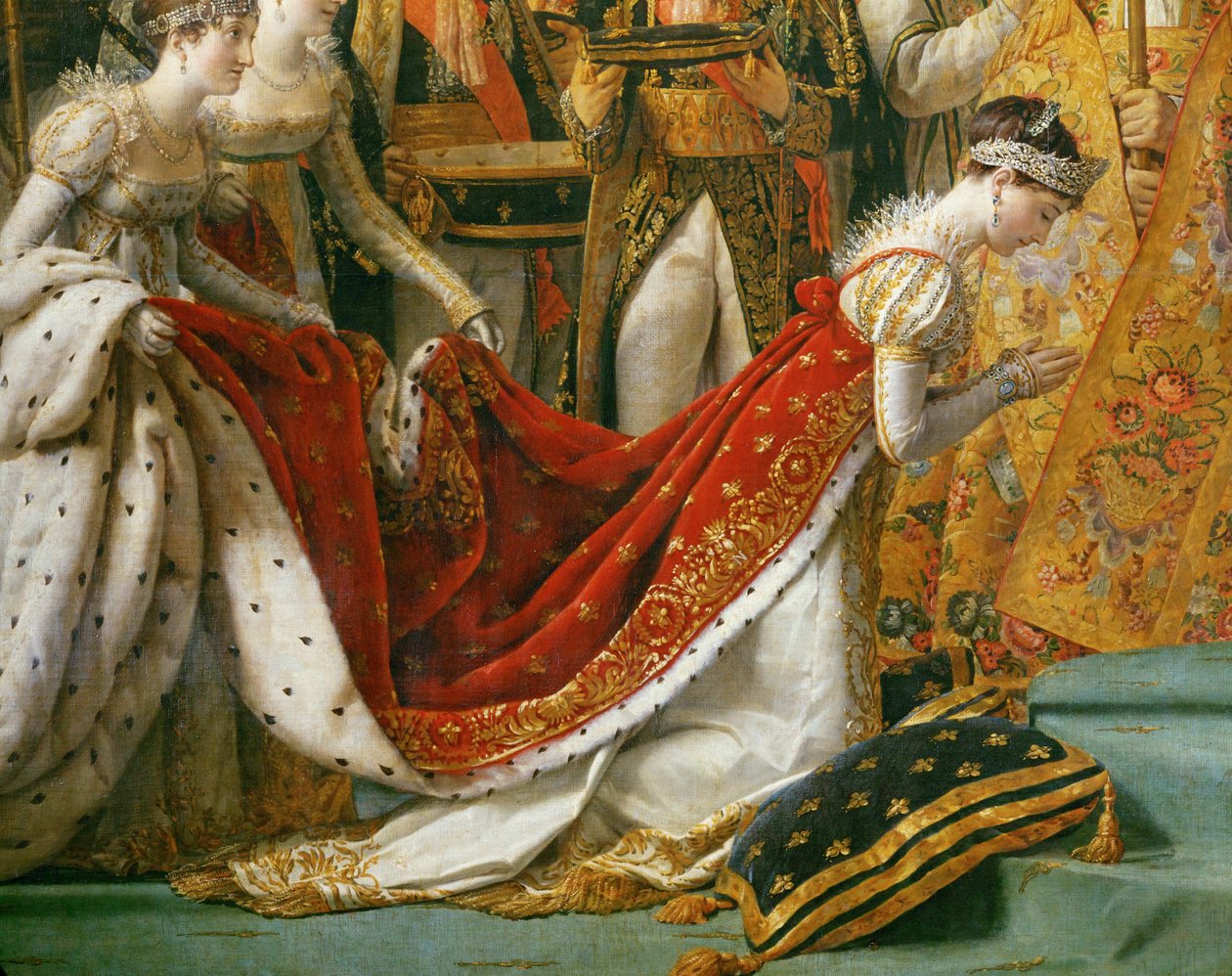 Napoleonova korunovace v Notre-Dame ... od Jacques Louis David