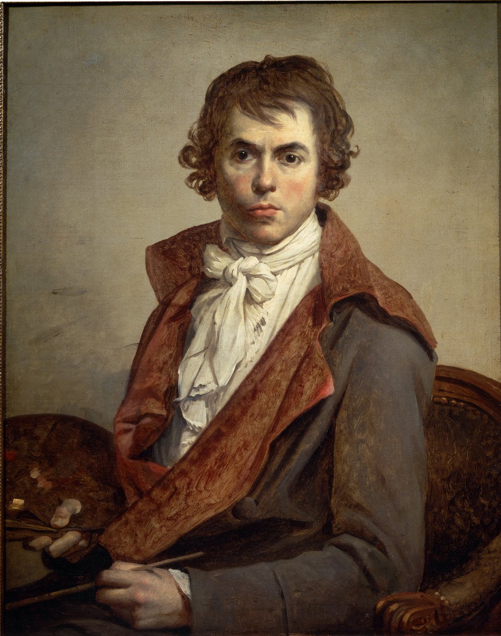 Autoportrét - 1794, Olej na plátně od Jacques Louis David
