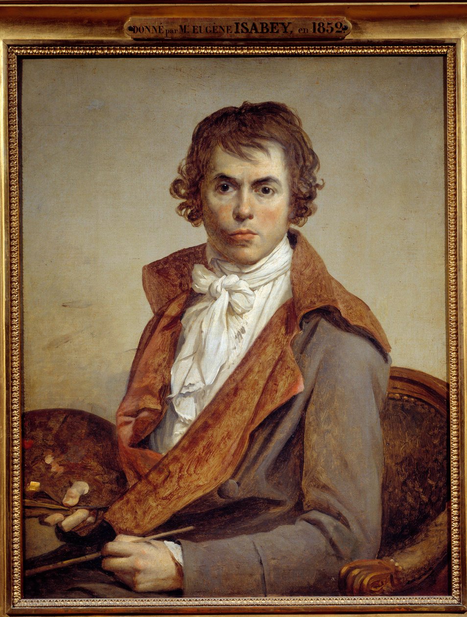 Autoportrét od Jacquese Louise Davida (1748-1825) 19. století Sun. 0,81x0,64 m - Autoportrét od Jacquese Louise Davida (1748-1825) od Jacques Louis David