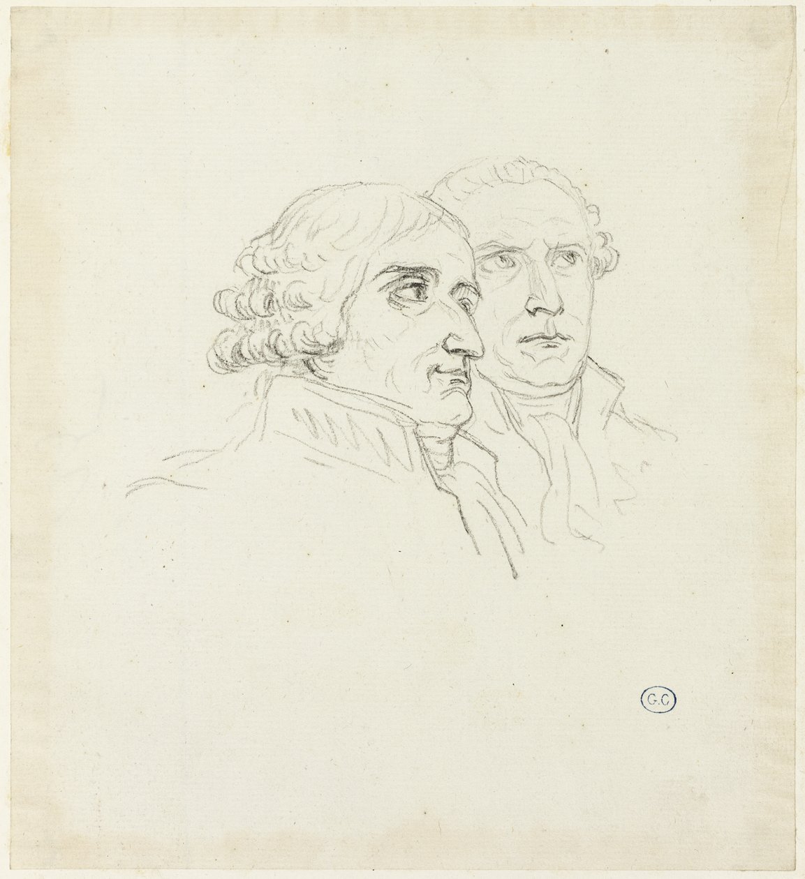 Studie pro distribuci orlů: Archi-Chancelier, Cambacérés a Archi-Trescrier, Lebrun od Jacques Louis David