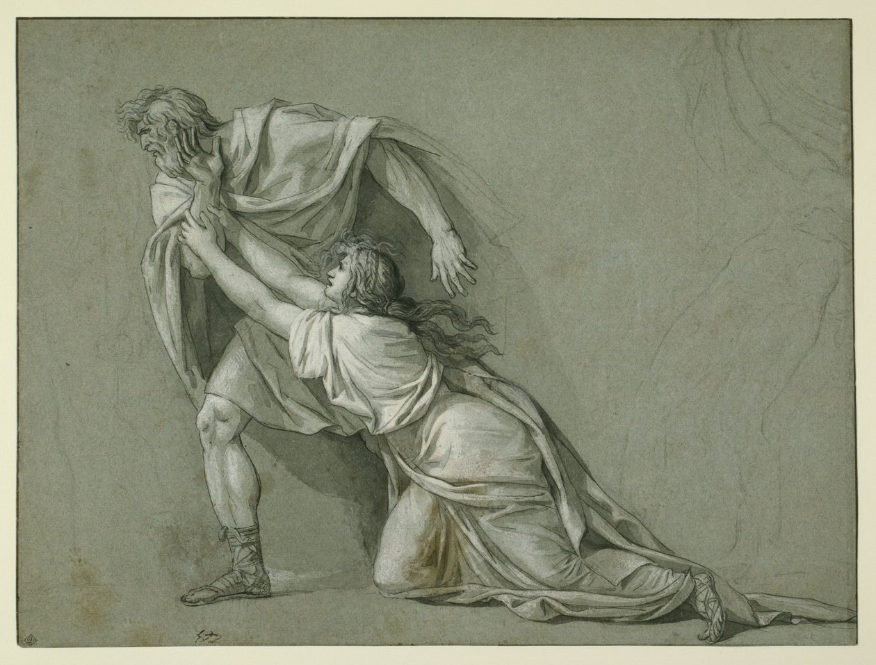 Odjezd Marka Attilia Regulia do Kartága od Jacques Louis David