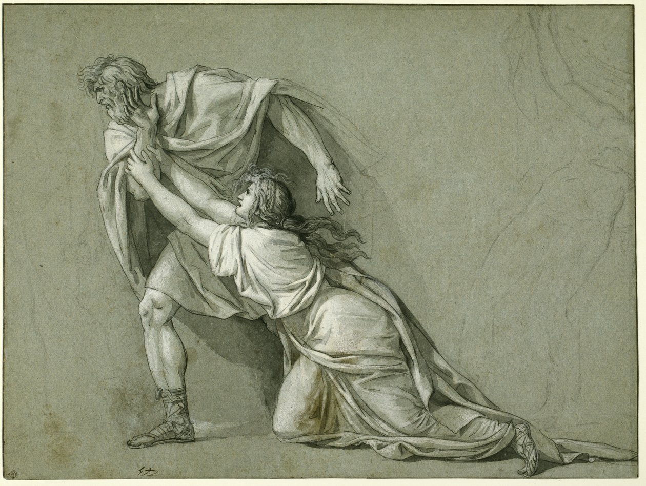 Odjezd Marca Attiliuse Regula do Kartága, 1785-86 od Jacques Louis David