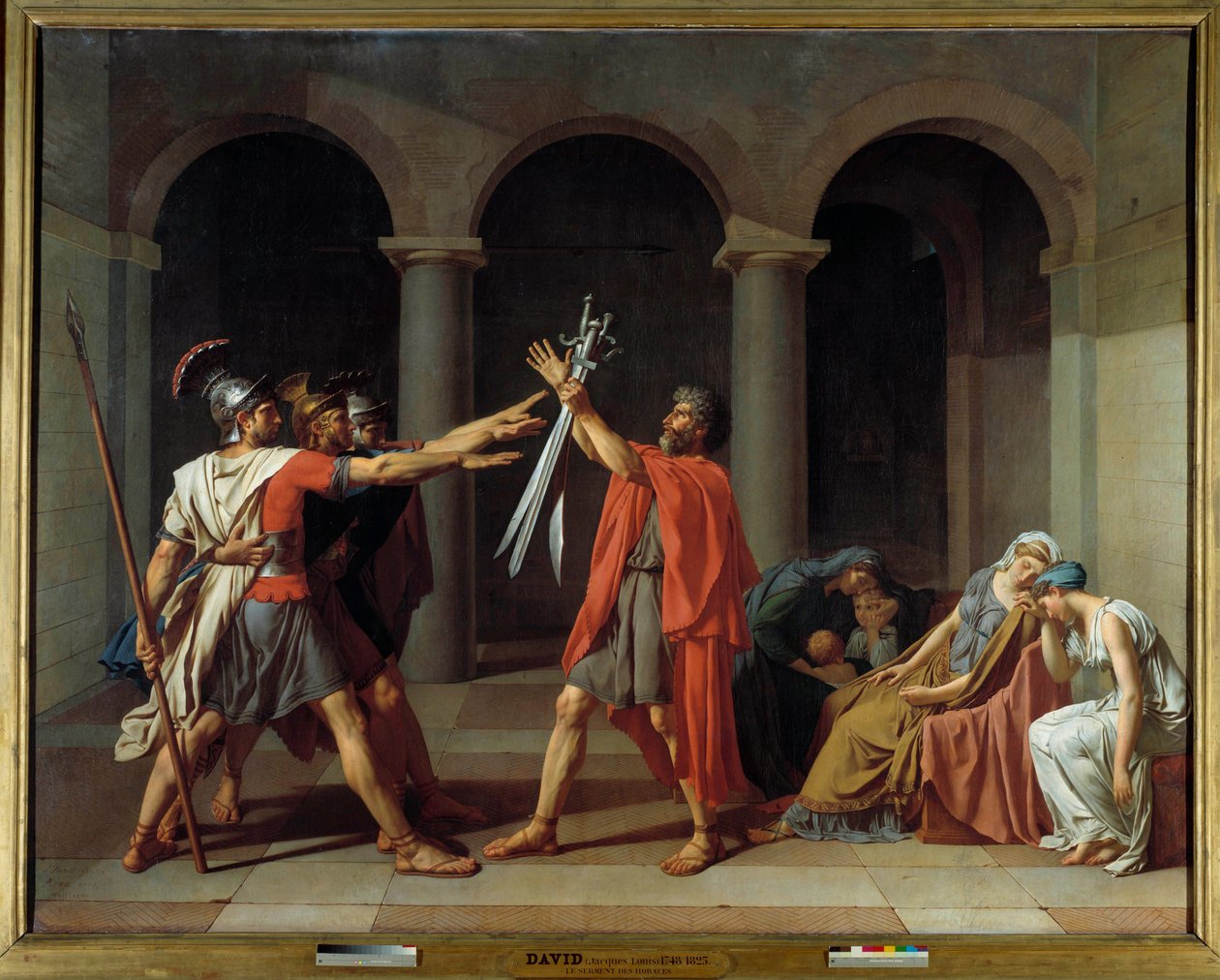 Přísaha Horatii od Jacques Louis David