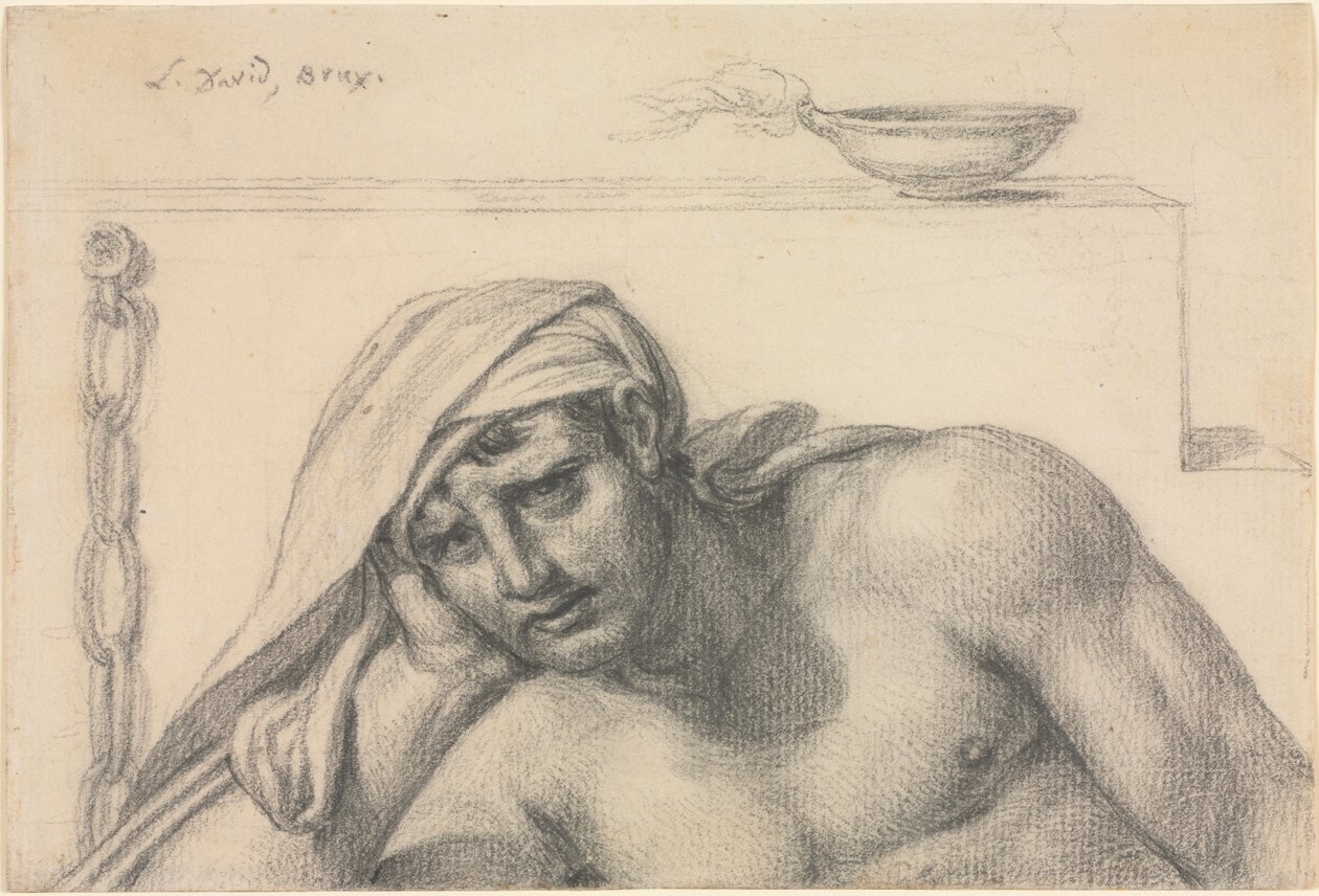 Vězeň od Jacques Louis David