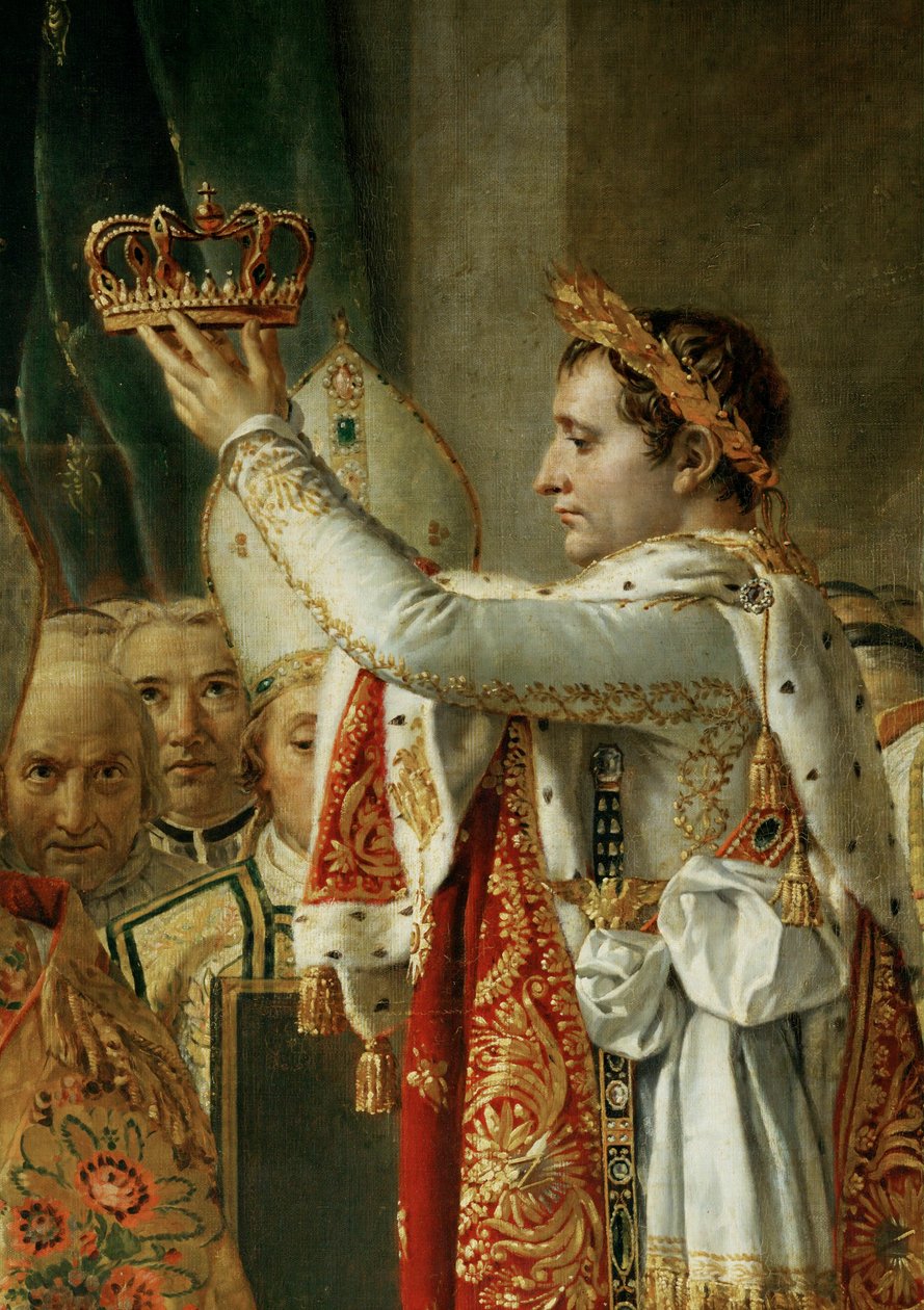 Korunovace Napoleona I. papežem Piem VII. v katedrále Notre-Dame de Paris ... od Jacques Louis David