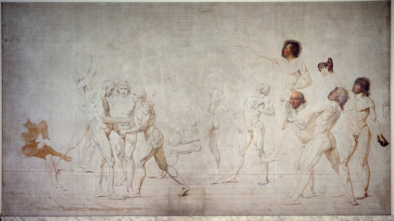 Hra přísaha palmy (20. června od Jacques Louis David